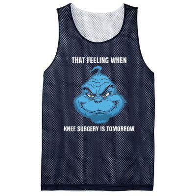 Funny That Feeling When Knee Surgery Is Tomorrow Meme Mesh Reversible Basketball Jersey Tank