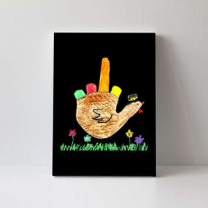 Funny Thanksgiving Friendsgiving Pilgrim Turkey Hand Drawing Canvas