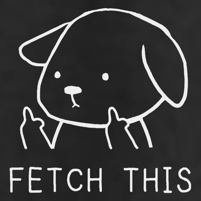 Fetch This Funny Crude Dog Lover Gift Golf Towel