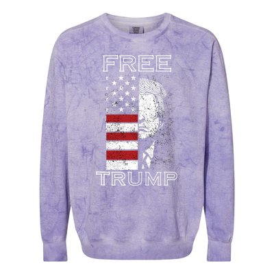 Free trump Colorblast Crewneck Sweatshirt