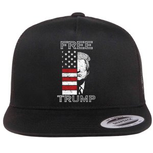 Free trump Flat Bill Trucker Hat