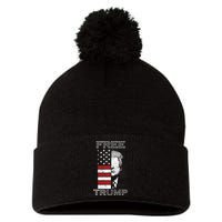 Free trump Pom Pom 12in Knit Beanie