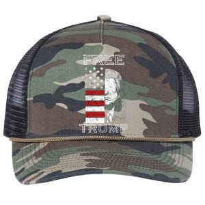 Free trump Retro Rope Trucker Hat Cap