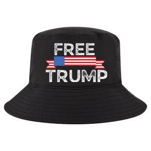 Free Trump, Free Donald Trump Republican Support Cool Comfort Performance Bucket Hat