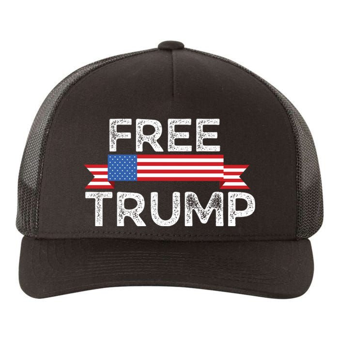 Free Trump, Free Donald Trump Republican Support Yupoong Adult 5-Panel Trucker Hat