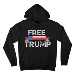 Free Trump, Free Donald Trump Republican Support Hoodie