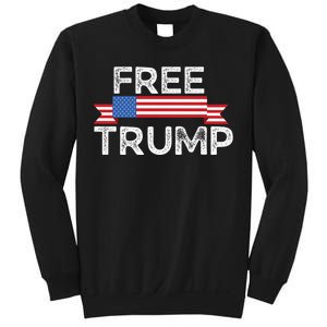 Free Trump, Free Donald Trump Republican Support Sweatshirt