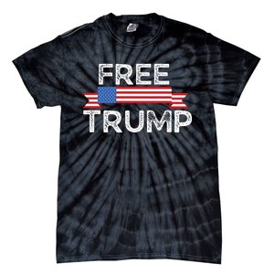 Free Trump, Free Donald Trump Republican Support Tie-Dye T-Shirt