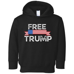 Free Trump, Free Donald Trump Republican Support Toddler Hoodie