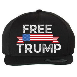 Free Trump, Free Donald Trump Republican Support Wool Snapback Cap