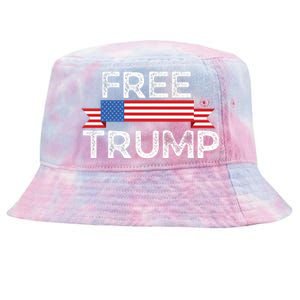 Free Trump, Free Donald Trump Republican Support Tie-Dyed Bucket Hat