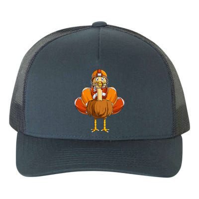 Funny Thanksgiving Football  Turkey  Yupoong Adult 5-Panel Trucker Hat