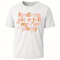 Funny Thanksgiving Feed Me Pie And Tell Me I'm Pretty Performance Shirt