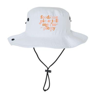 Funny Thanksgiving Feed Me Pie And Tell Me I'm Pretty Bucket Hat
