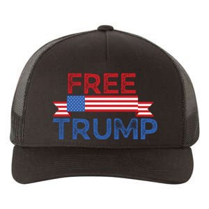 Free Trump, Free Donald Trump Republican Support Yupoong Adult 5-Panel Trucker Hat