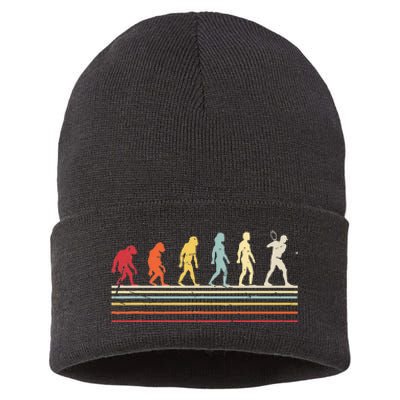 Funny Tennis Sustainable Knit Beanie