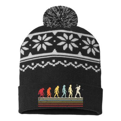 Funny Tennis USA-Made Snowflake Beanie