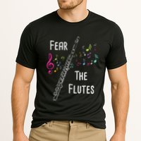 Fear The Flutes Flute Player Flutist Marching Band Music Performance Shirt