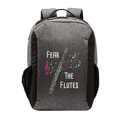 Fear The Flutes Flute Player Flutist Marching Band Music Vector Backpack
