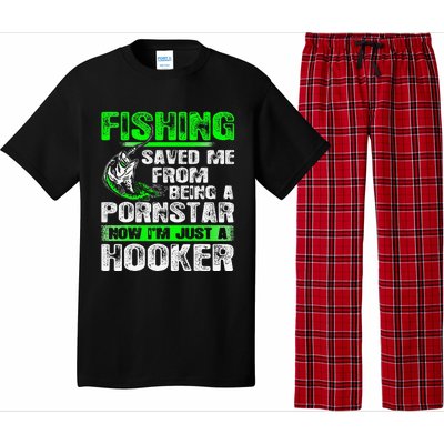 Fishing Top Fishing Saved Me From Being A Pornstar Hooker Pajama Set