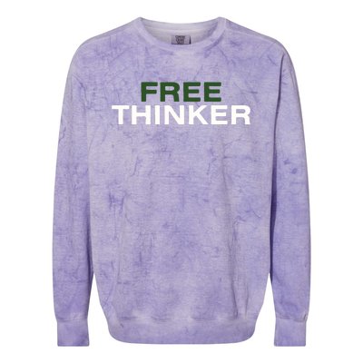 Free Thinker Colorblast Crewneck Sweatshirt