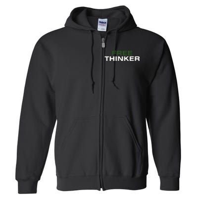 Free Thinker Full Zip Hoodie