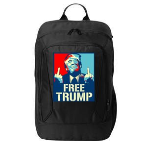 Free Trump Free Donald Trump Republican Supporter City Backpack