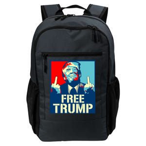 Free Trump Free Donald Trump Republican Supporter Daily Commute Backpack