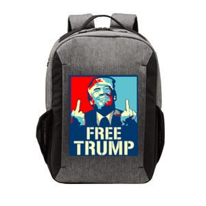 Free Trump Free Donald Trump Republican Supporter Vector Backpack