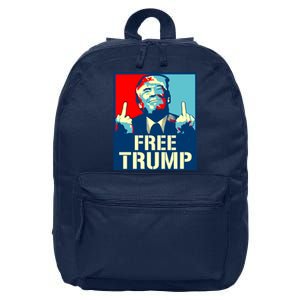 Free Trump Free Donald Trump Republican Supporter 16 in Basic Backpack