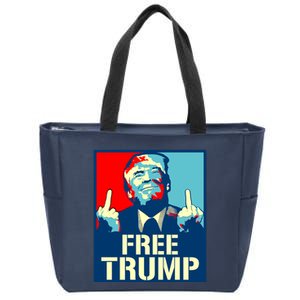 Free Trump Free Donald Trump Republican Supporter Zip Tote Bag