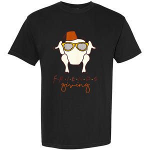 Funny Thanksgiving Friends Turkey Head Garment-Dyed Heavyweight T-Shirt