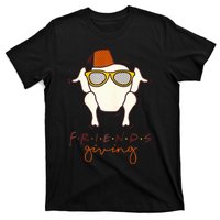 Funny Thanksgiving Friends Turkey Head T-Shirt