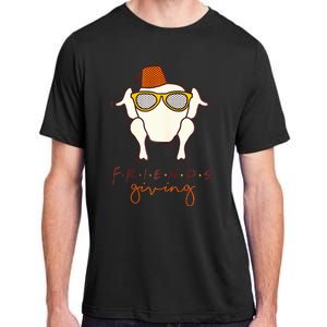 Funny Thanksgiving Friends Turkey Head Adult ChromaSoft Performance T-Shirt