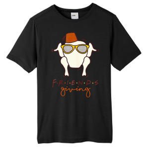 Funny Thanksgiving Friends Turkey Head Tall Fusion ChromaSoft Performance T-Shirt