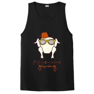 Funny Thanksgiving Friends Turkey Head PosiCharge Competitor Tank