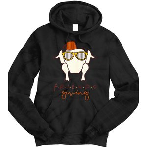 Funny Thanksgiving Friends Turkey Head Tie Dye Hoodie