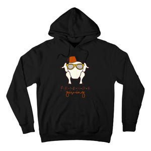 Funny Thanksgiving Friends Turkey Head Tall Hoodie