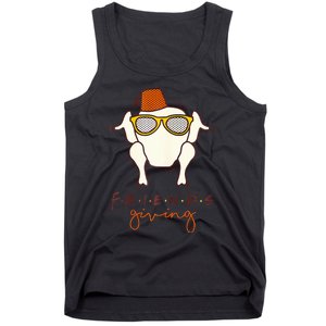 Funny Thanksgiving Friends Turkey Head Tank Top