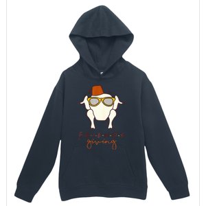 Funny Thanksgiving Friends Turkey Head Urban Pullover Hoodie