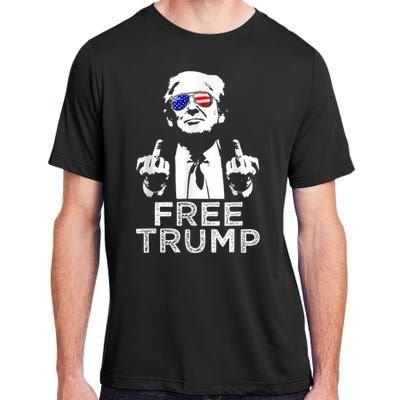 Free Trump, Free Donald Trump 2024 Adult ChromaSoft Performance T-Shirt