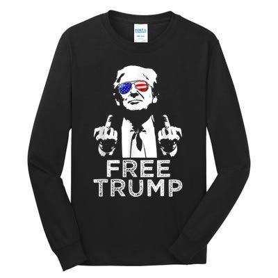 Free Trump, Free Donald Trump 2024 Tall Long Sleeve T-Shirt