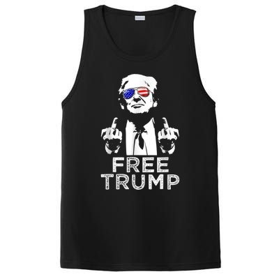 Free Trump, Free Donald Trump 2024 PosiCharge Competitor Tank