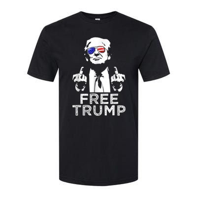 Free Trump, Free Donald Trump 2024 Softstyle CVC T-Shirt