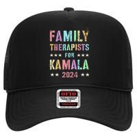 Family Therapists For Kamala 2024 47th IM Speaking High Crown Mesh Back Trucker Hat