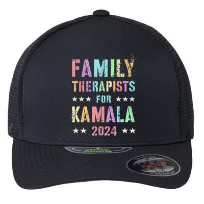 Family Therapists For Kamala 2024 47th IM Speaking Flexfit Unipanel Trucker Cap