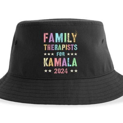 Family Therapists For Kamala 2024 47th IM Speaking Sustainable Bucket Hat