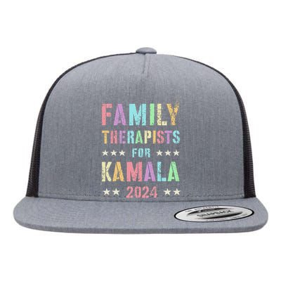 Family Therapists For Kamala 2024 47th IM Speaking Flat Bill Trucker Hat