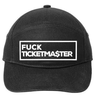 Fuck Ticketma$Ter 7-Panel Snapback Hat