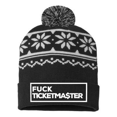 Fuck Ticketma$Ter USA-Made Snowflake Beanie